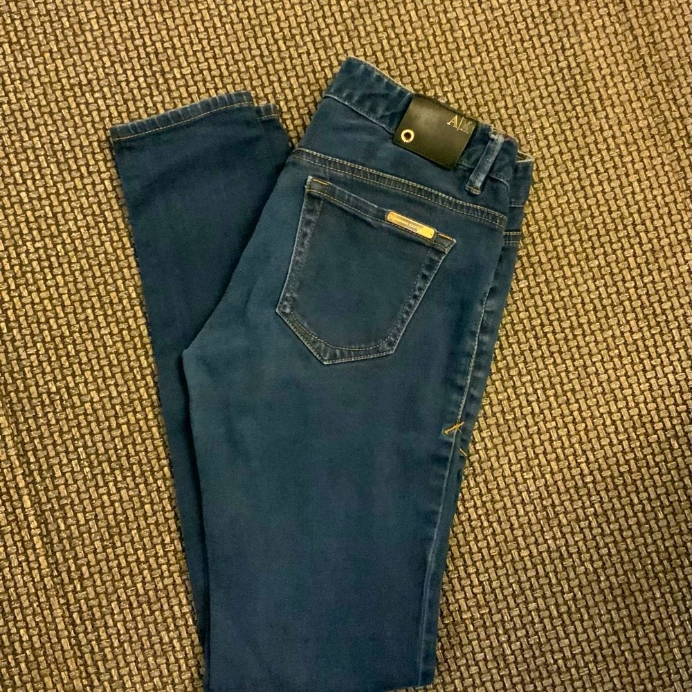 Armani Jeans Dark Denim skinny fit comfort stretch fabric size 6